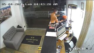 Female Hotel Employee Savagely Attacked By Naked Brut
