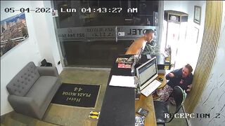 Female Hotel Employee Savagely Attacked By Naked Brut