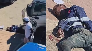 Robber Who Stabbed A Cash Truck Driver Gets Run Over In Response Twice, Dies
