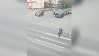 In Orel, a 17-year-old biker hit an elderly woman at a pedestrian crossing