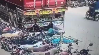 Two Workers Lying Under The Truck Crushed To Death
