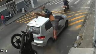 You Won't Believe How High This Biker Flew After Crashing