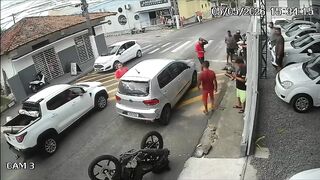 You Won't Believe How High This Biker Flew After Crashing