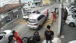 You Won't Believe How High This Biker Flew After Crashing