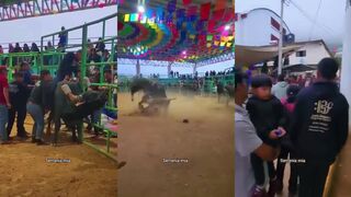 Bullrider Fights For His Life After Being Stomped During Event In Mexico