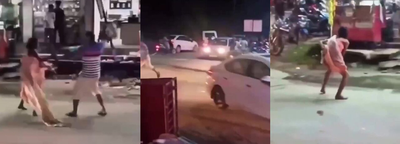 LoL: "How a woman in India defends herself from an angry husband"