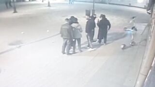 In Yekaterinburg, a group of drunk men brutally beat a student
