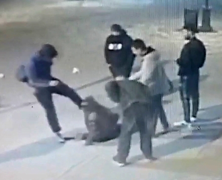 In Yekaterinburg, a group of drunk men brutally beat a student