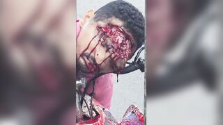 Instant Death: Man Crashes ATV Head-On Into Concrete Post