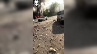 Russian airstrike on Kramatorsk