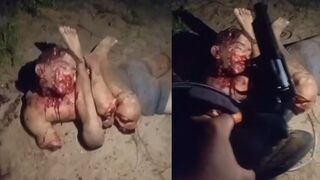 Savages Dismember Rival Gang Member and Turn His Body Into a Bloody Human Puzzle