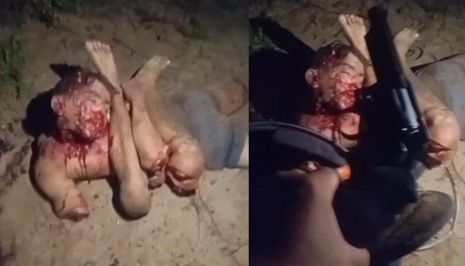 Savages Dismember Rival Gang Member and Turn His Body Into a Bloody Human Puzzle