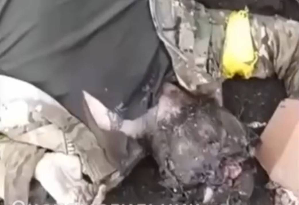 Dead Ukrainians everywhere after failed assault.