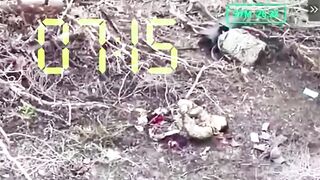 Orc torn in half by FPV drone attack