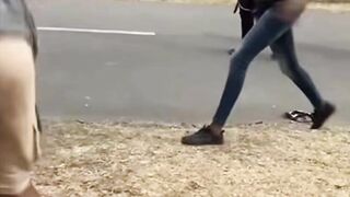 Carjacker Flogged By Group Of Taxi Drivers