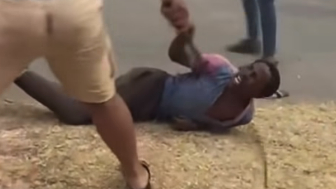 Carjacker Flogged By Group Of Taxi Drivers