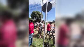 Motorcyclist Dies In Terrible Agony After Collision At The Intersection