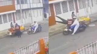 Illegal Vendor Gets Killed By Motorcycle In Colombia