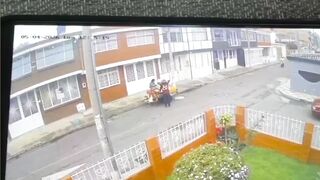 Illegal Vendor Gets Killed By Motorcycle In Colombia