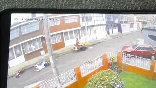Illegal Vendor Gets Killed By Motorcycle In Colombia