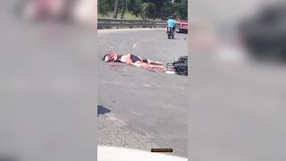 Speeding toward a closed-casket funeral