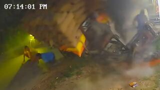 One Dead as Tractor Overturns and Crushes Worker Sitting on Cargo