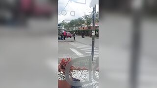 Horrific Attack: Transit Cop Slashed with Machete & Dragged by Vehicle in Colombia