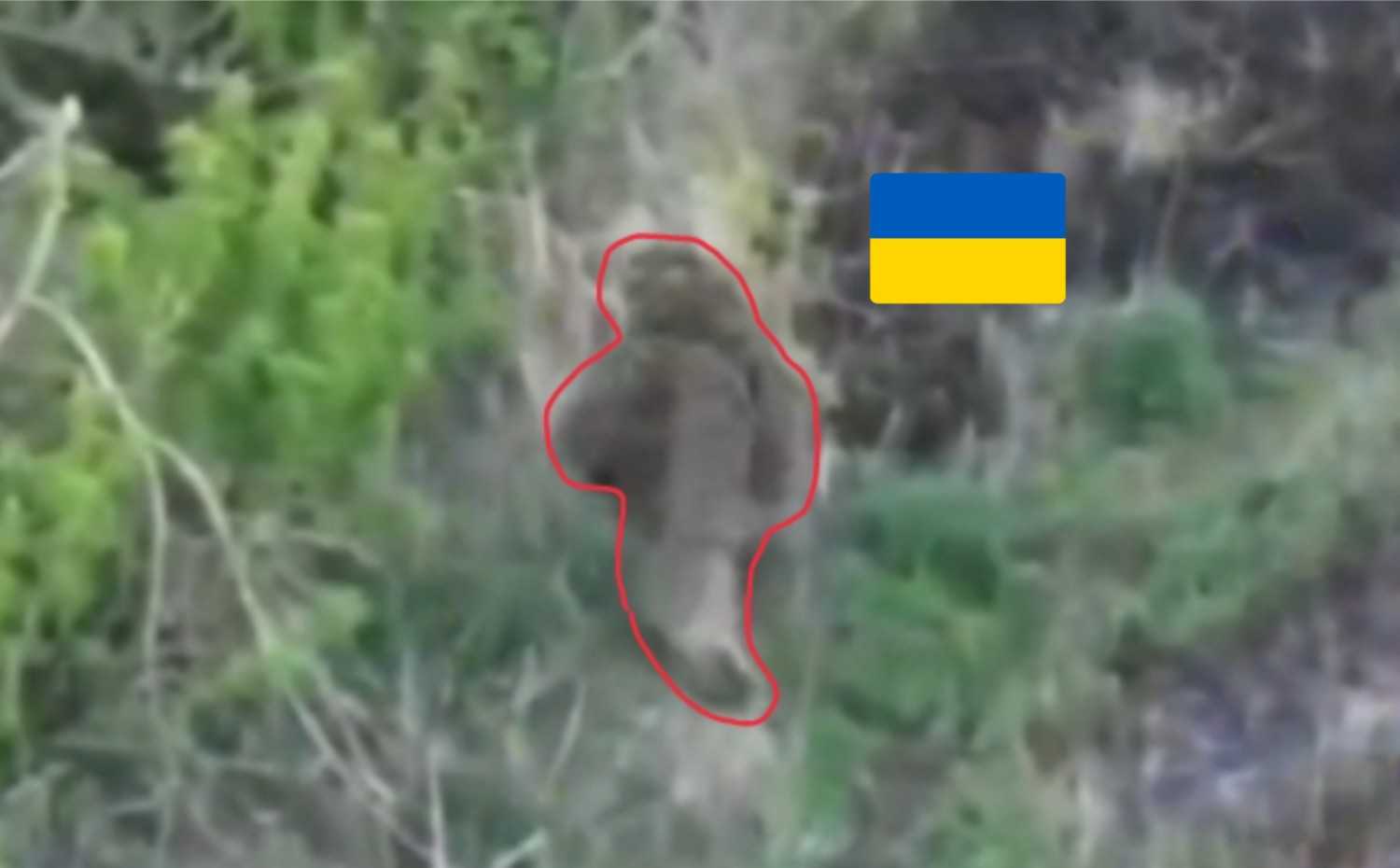 Ukrainian sniper causes the death of himself and his friend.