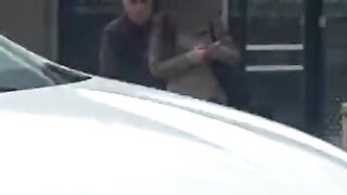 In Turkey, an elderly man masturbated directly behind a girl's back