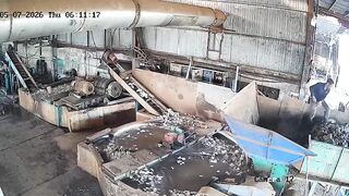 Worker Gets Caught By Rubber Mixing Mill, Dies A Horrible Way
