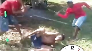 Thief punished by gang