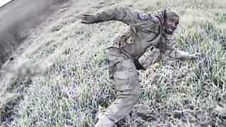 Date of African mercenary fighting for Russia with UA drone