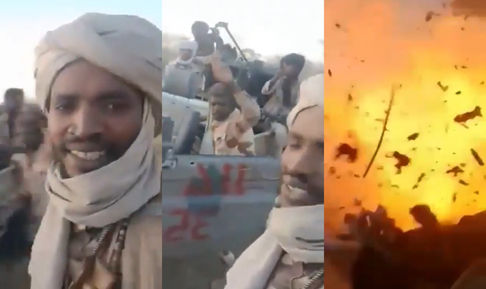 Drone Strike Hits RSF Fighters in Kordofan – Direct Impact Footage