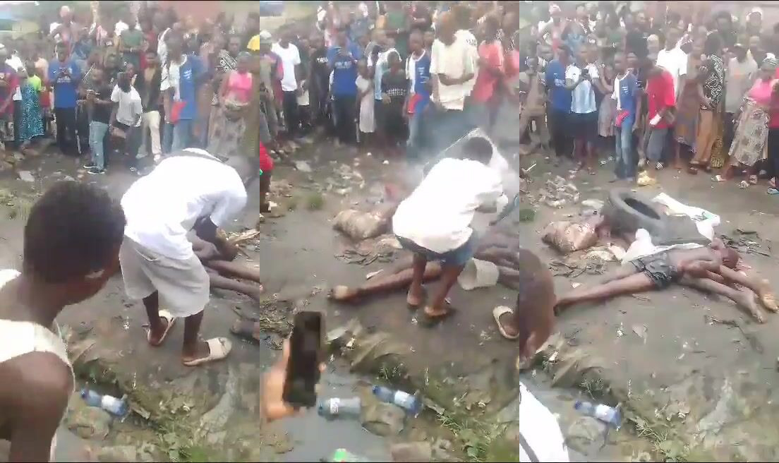 Mob Justice in Congo: Suspects Stoned and Burned by Angry Crowd