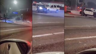 Police kill man who uses suv as a weapon