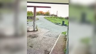 UA drone in Russia destroys RU logistics vehicle