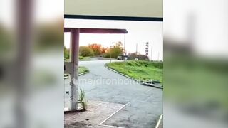 UA drone in Russia destroys RU logistics vehicle