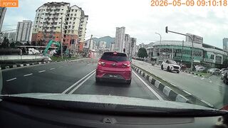 When the blind are driving.