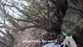 The work of the evacuation team on the front line