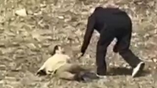 LoL  "Drunk Russian snatches gun from re-enactor"