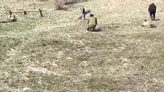 LoL  "Drunk Russian snatches gun from re-enactor"