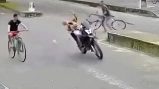 In Mexico, a biker was killed by a cyclist