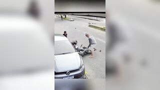 In Mexico, a biker was killed by a cyclist