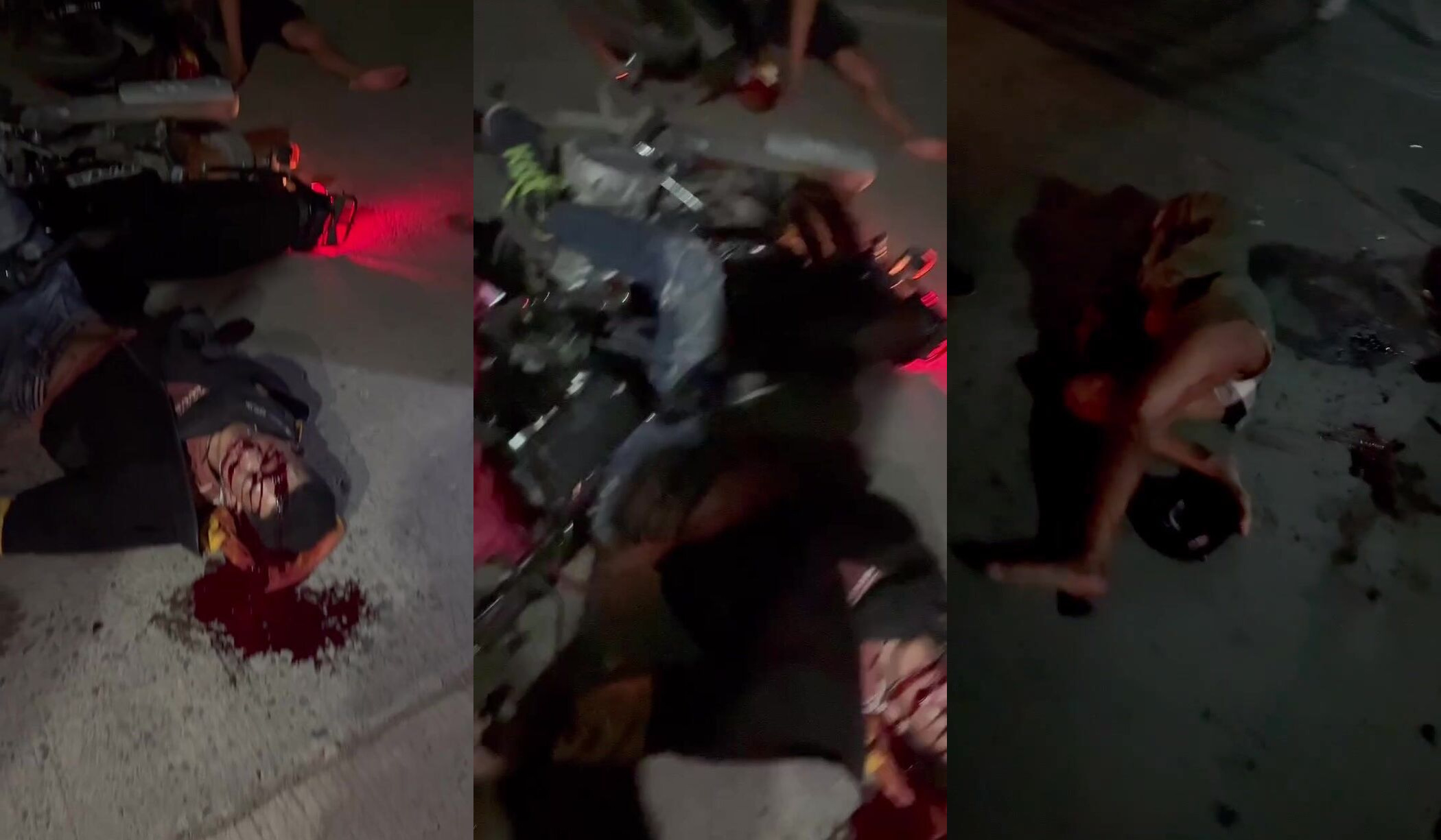 2 motor bikes collide