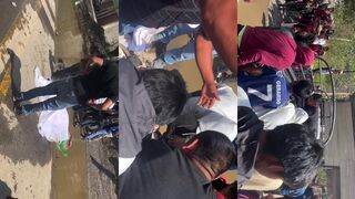 Head crushed in moto accident