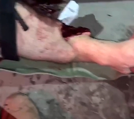 The brothers bit off a hoof to make jellied meat