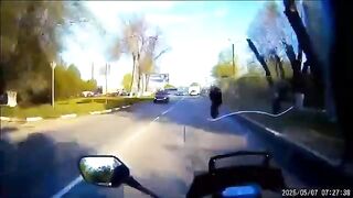 Russian Biker Films Own Death