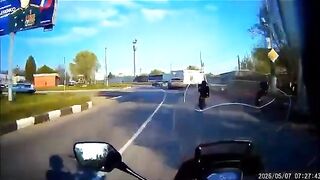 Russian Biker Films Own Death