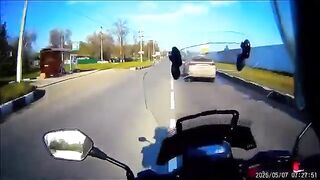 Russian Biker Films Own Death