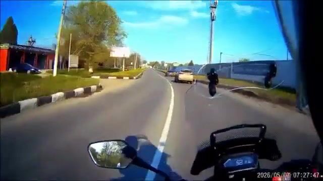 Russian Biker Films Own Death